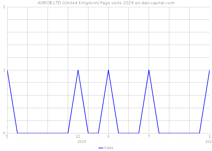 ANROB LTD (United Kingdom) Page visits 2024 