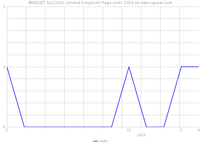 BRIDGET ALLCOCK (United Kingdom) Page visits 2024 