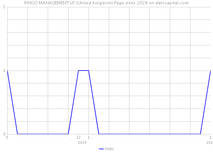 RINGO MANAGEMENT LP (United Kingdom) Page visits 2024 