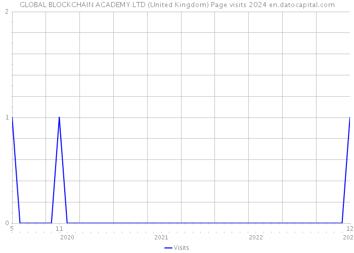 GLOBAL BLOCKCHAIN ACADEMY LTD (United Kingdom) Page visits 2024 