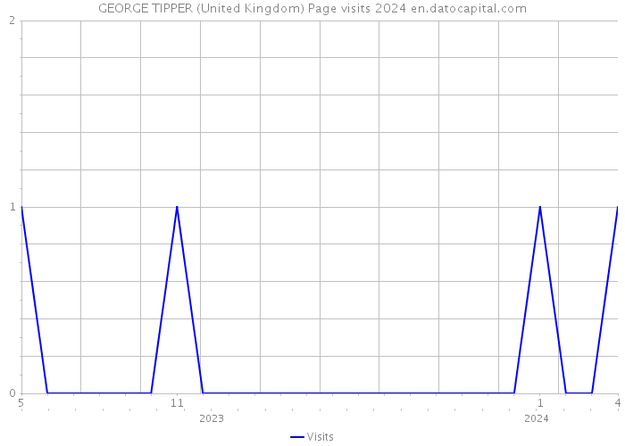 GEORGE TIPPER (United Kingdom) Page visits 2024 