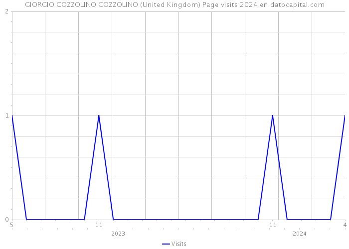 GIORGIO COZZOLINO COZZOLINO (United Kingdom) Page visits 2024 
