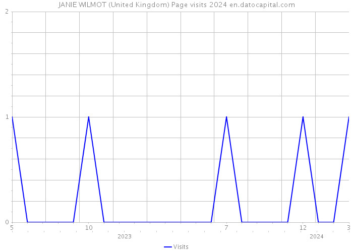 JANIE WILMOT (United Kingdom) Page visits 2024 
