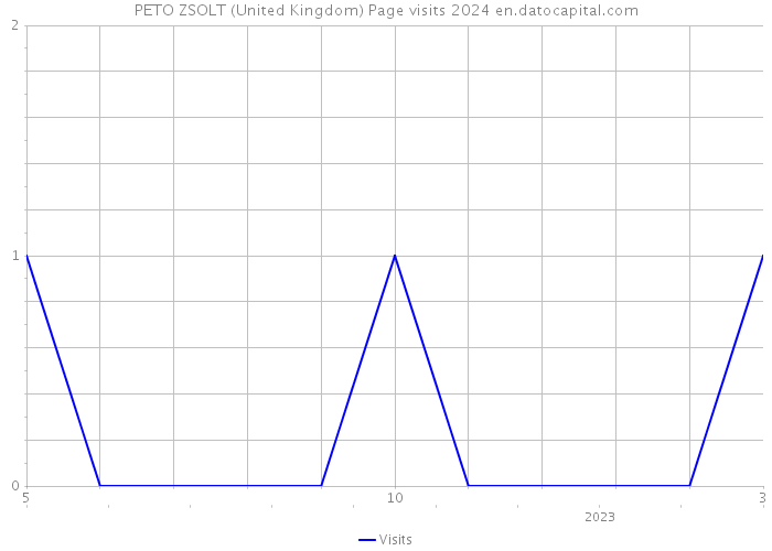 PETO ZSOLT (United Kingdom) Page visits 2024 