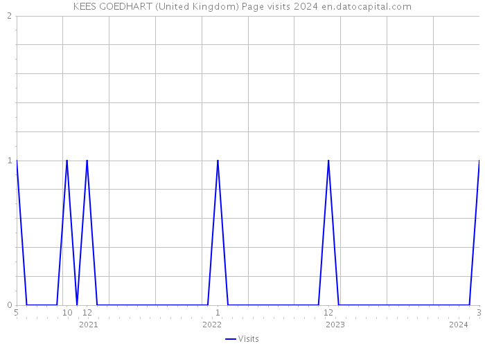 KEES GOEDHART (United Kingdom) Page visits 2024 