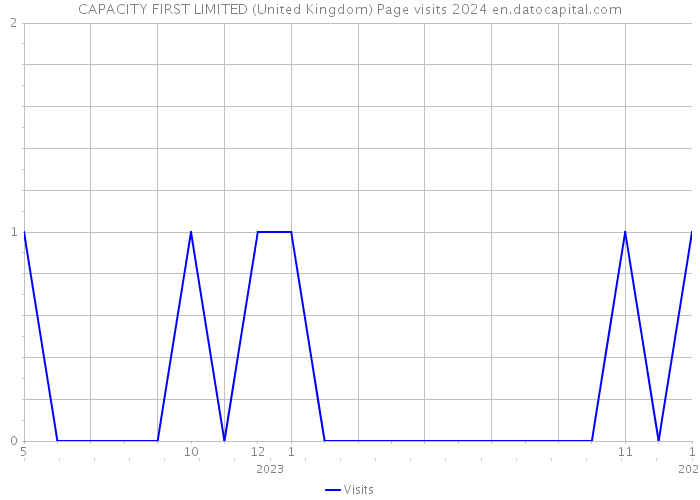 CAPACITY FIRST LIMITED (United Kingdom) Page visits 2024 