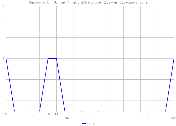 Sergey Serbin (United Kingdom) Page visits 2024 