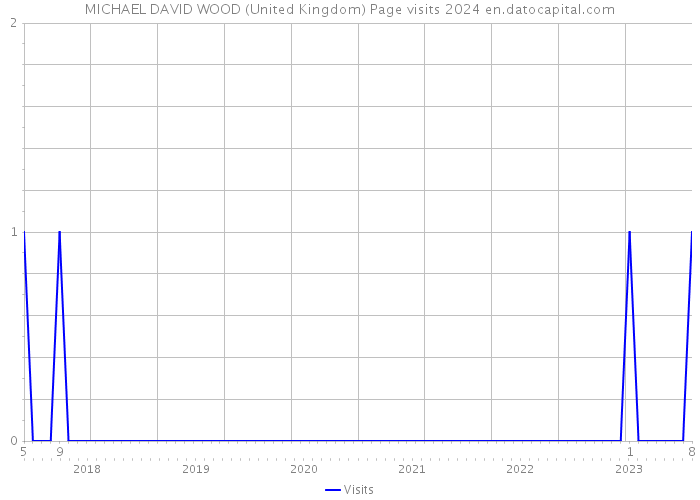 MICHAEL DAVID WOOD (United Kingdom) Page visits 2024 