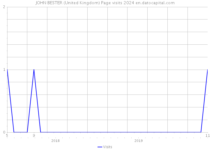 JOHN BESTER (United Kingdom) Page visits 2024 