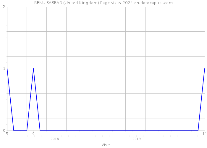 RENU BABBAR (United Kingdom) Page visits 2024 