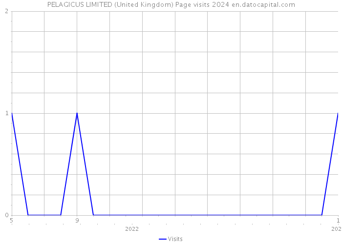 PELAGICUS LIMITED (United Kingdom) Page visits 2024 
