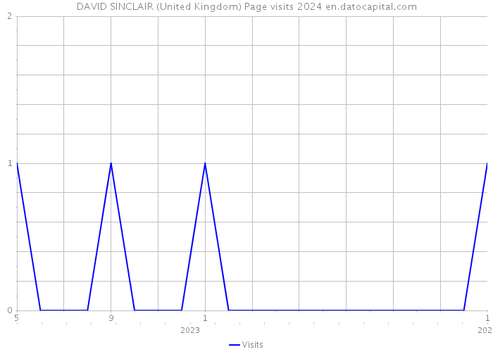 DAVID SINCLAIR (United Kingdom) Page visits 2024 