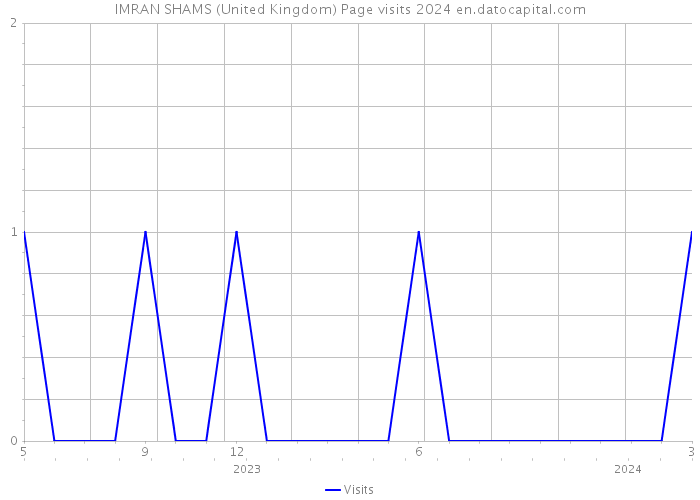 IMRAN SHAMS (United Kingdom) Page visits 2024 