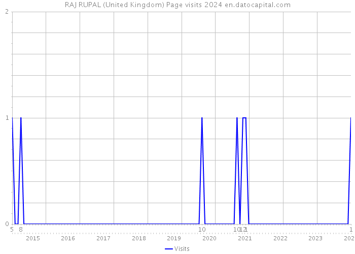 RAJ RUPAL (United Kingdom) Page visits 2024 