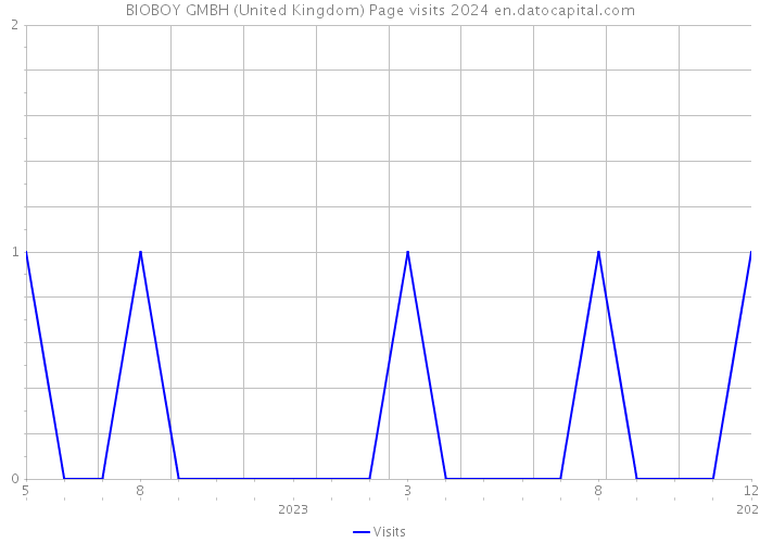 BIOBOY GMBH (United Kingdom) Page visits 2024 