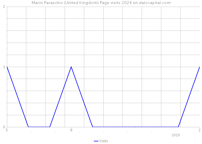 Marin Paraschiv (United Kingdom) Page visits 2024 