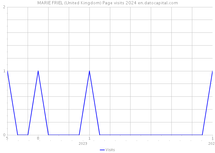 MARIE FRIEL (United Kingdom) Page visits 2024 