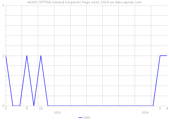 HUGH GITTINS (United Kingdom) Page visits 2024 