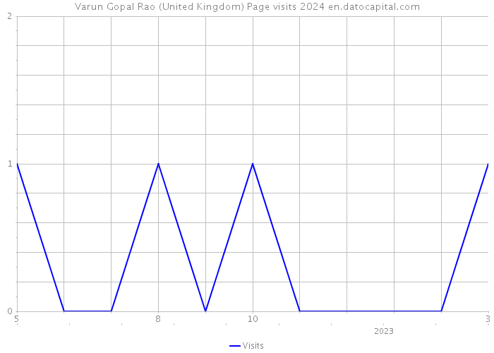 Varun Gopal Rao (United Kingdom) Page visits 2024 