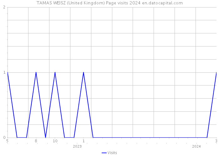 TAMAS WEISZ (United Kingdom) Page visits 2024 