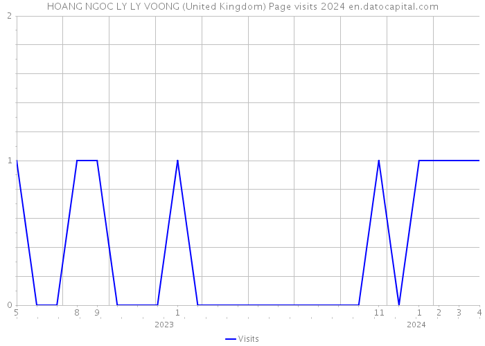 HOANG NGOC LY LY VOONG (United Kingdom) Page visits 2024 