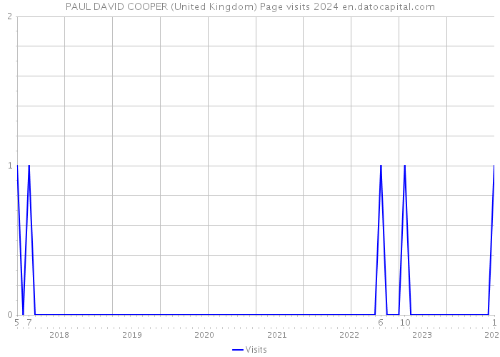 PAUL DAVID COOPER (United Kingdom) Page visits 2024 