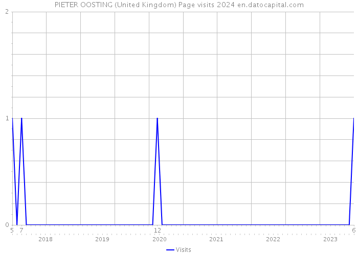 PIETER OOSTING (United Kingdom) Page visits 2024 