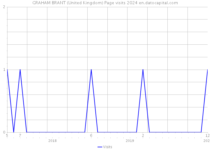 GRAHAM BRANT (United Kingdom) Page visits 2024 