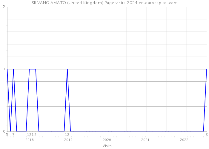 SILVANO AMATO (United Kingdom) Page visits 2024 