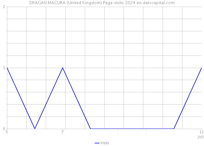 DRAGAN MACURA (United Kingdom) Page visits 2024 