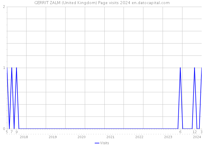 GERRIT ZALM (United Kingdom) Page visits 2024 