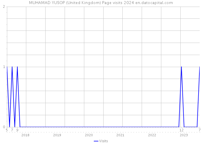 MUHAMAD YUSOP (United Kingdom) Page visits 2024 