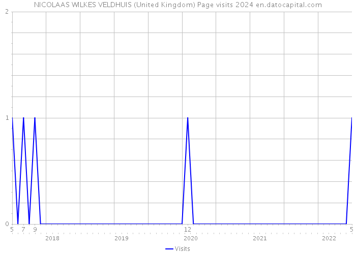 NICOLAAS WILKES VELDHUIS (United Kingdom) Page visits 2024 