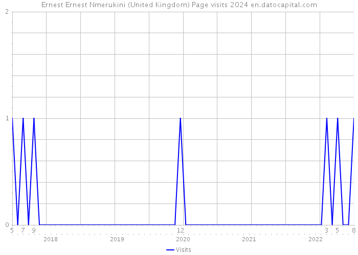 Ernest Ernest Nmerukini (United Kingdom) Page visits 2024 