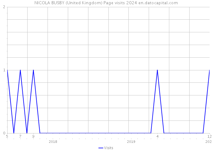 NICOLA BUSBY (United Kingdom) Page visits 2024 