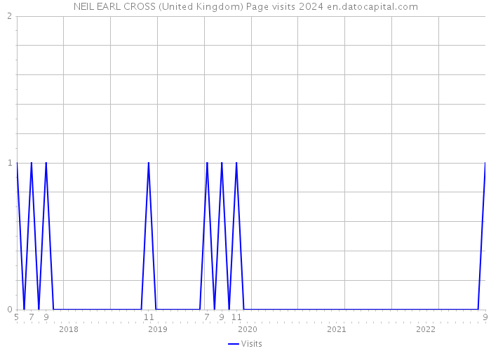 NEIL EARL CROSS (United Kingdom) Page visits 2024 