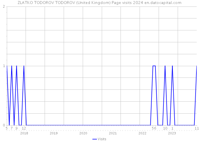 ZLATKO TODOROV TODOROV (United Kingdom) Page visits 2024 