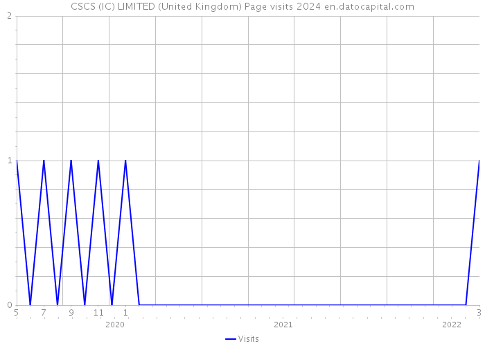 CSCS (IC) LIMITED (United Kingdom) Page visits 2024 