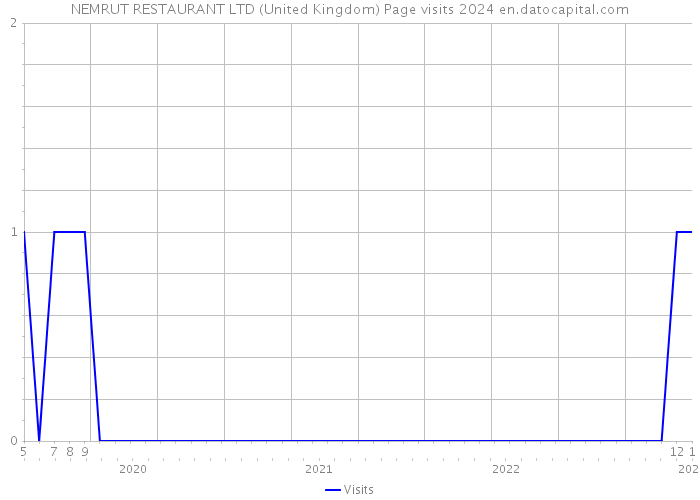 NEMRUT RESTAURANT LTD (United Kingdom) Page visits 2024 