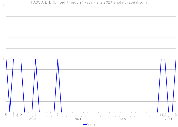 FASCIA LTD (United Kingdom) Page visits 2024 
