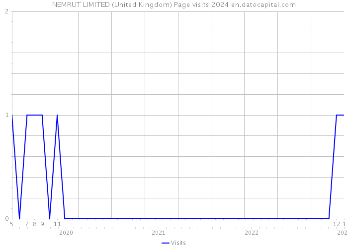 NEMRUT LIMITED (United Kingdom) Page visits 2024 