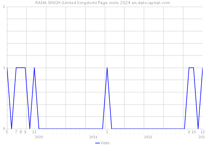 RANA SINGH (United Kingdom) Page visits 2024 