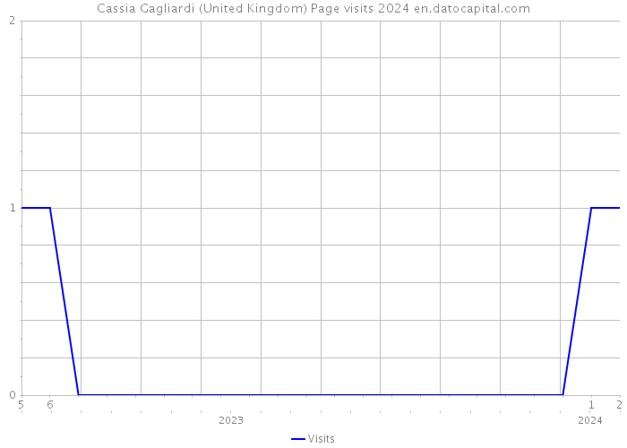 Cassia Gagliardi (United Kingdom) Page visits 2024 