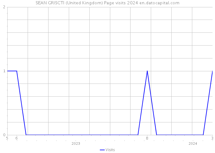SEAN GRISCTI (United Kingdom) Page visits 2024 