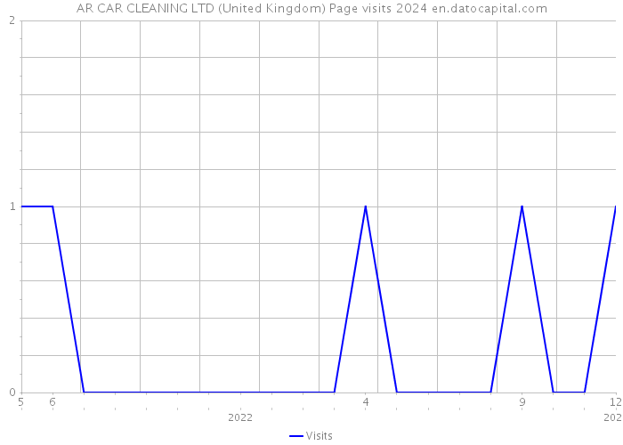 AR CAR CLEANING LTD (United Kingdom) Page visits 2024 