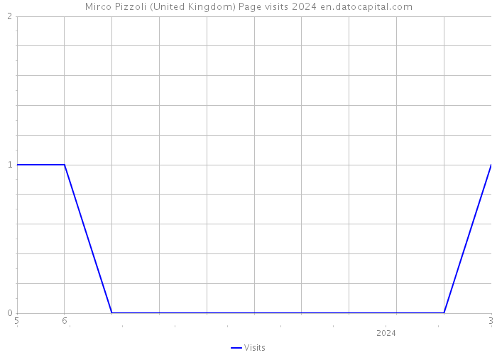 Mirco Pizzoli (United Kingdom) Page visits 2024 