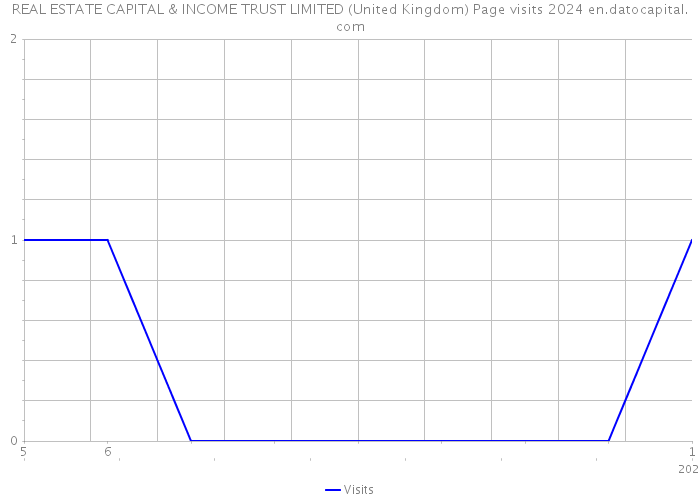 REAL ESTATE CAPITAL & INCOME TRUST LIMITED (United Kingdom) Page visits 2024 