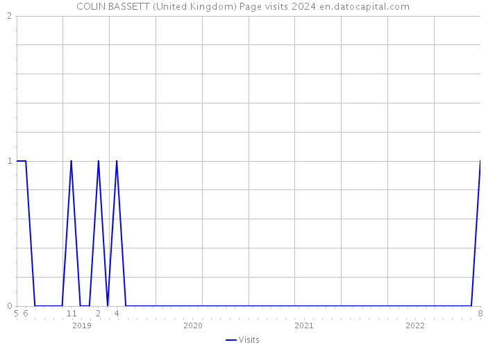 COLIN BASSETT (United Kingdom) Page visits 2024 