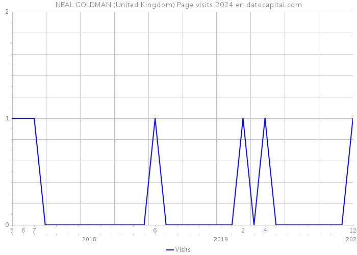 NEAL GOLDMAN (United Kingdom) Page visits 2024 