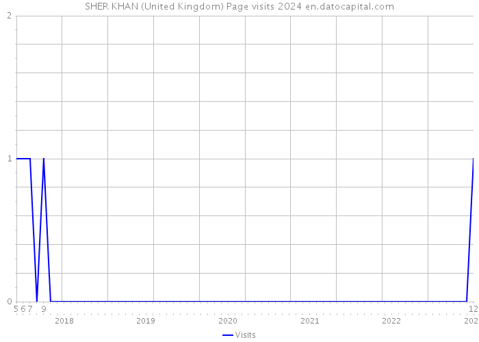 SHER KHAN (United Kingdom) Page visits 2024 
